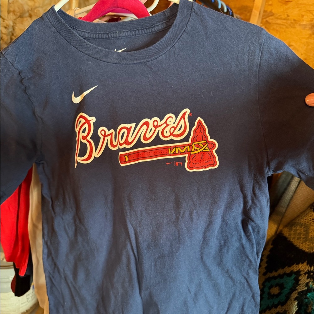 Nike Kids Braves Navy Tee